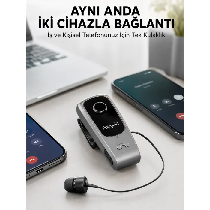 BUĞZ Mikrofonlu ve Ses Kontrollü Kablosuz Kulak İçi Kulaklık