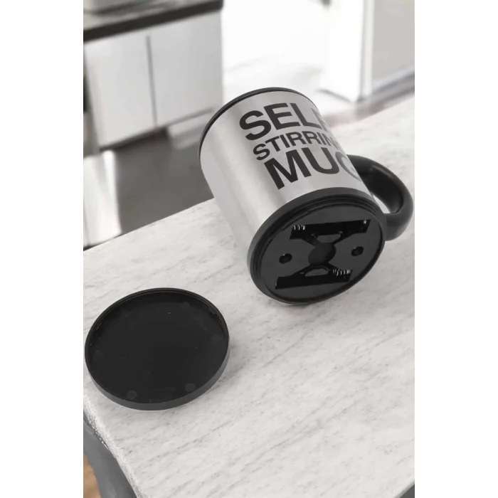  Mikser Kupa Yazılı Mug Bardak Karıştırma Özelliği