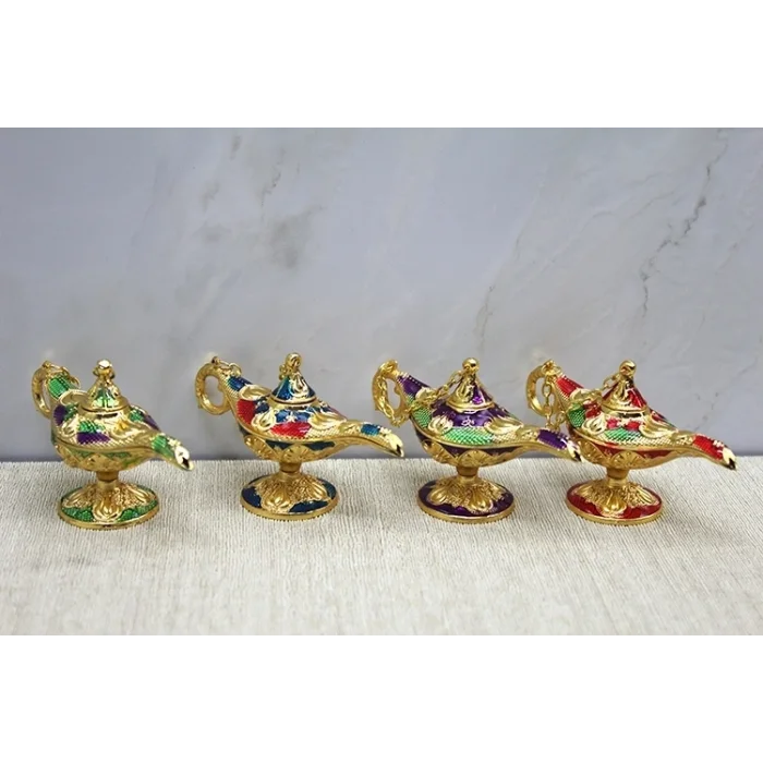 BUĞZ Mineli Metal Alaaddin Lambası Model 1