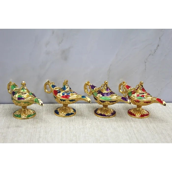 BUĞZ Mineli Metal Alaaddin Lambası Model 1