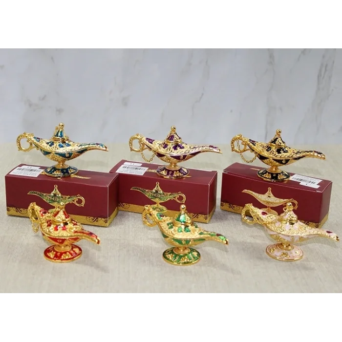 BUĞZ Mineli Metal Alaaddin Lambası Model 3