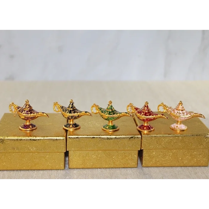 BUĞZ Mineli Metal Alaaddin Lambası Model 8