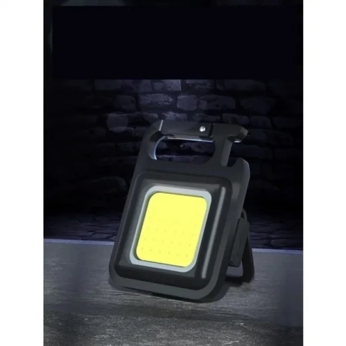 BUĞZ Mini 30 Ledli  Mıknatıslı Anahtarlık Flash Kamp Lambası Askılı Kapak Açacaklı Şarjlı Fener