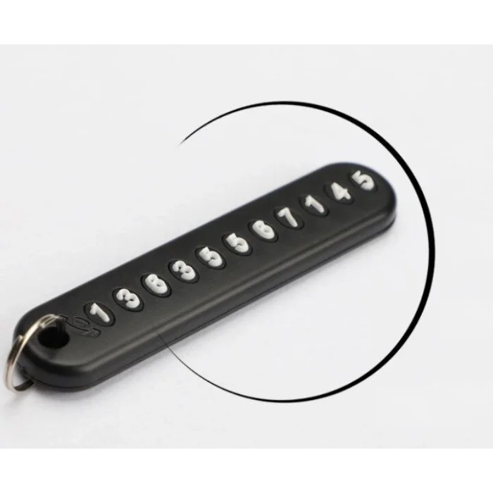 BUĞZ Mini Anahtarlık, Çanta, Araba İçin Çok Amaçlı Numaratör