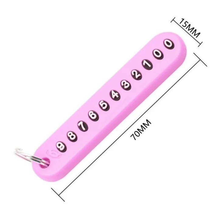 BUĞZ Mini Anahtarlık, Çanta, Araba İçin Çok Amaçlı Numaratör