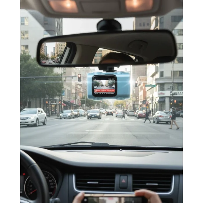 BUĞZ Mini Araç İçi Kamera Sürekli Kayıt Geniş Açılı