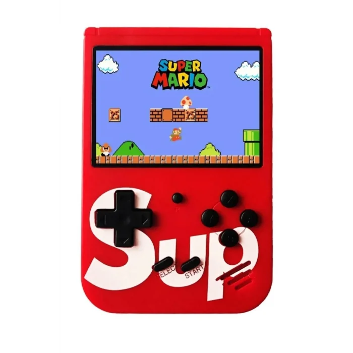 BUĞZ Mini atari oyun konsolu çift kollu nostalji oyunlu kırmızı renk bluetooth yok - Elektronik