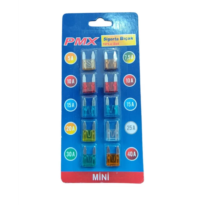 BUĞZ Mini Bıçak Sigorta 10lu Set