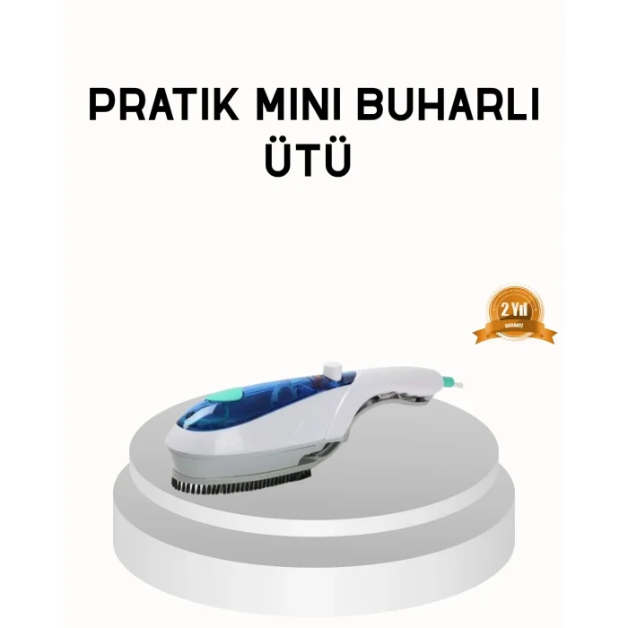 BUĞZ Mini Buharlı Seyahat Ütüsü – Hızlı Isınan, Koku Giderici, Her Kumaşa Uygun Taşınabilir Ütü