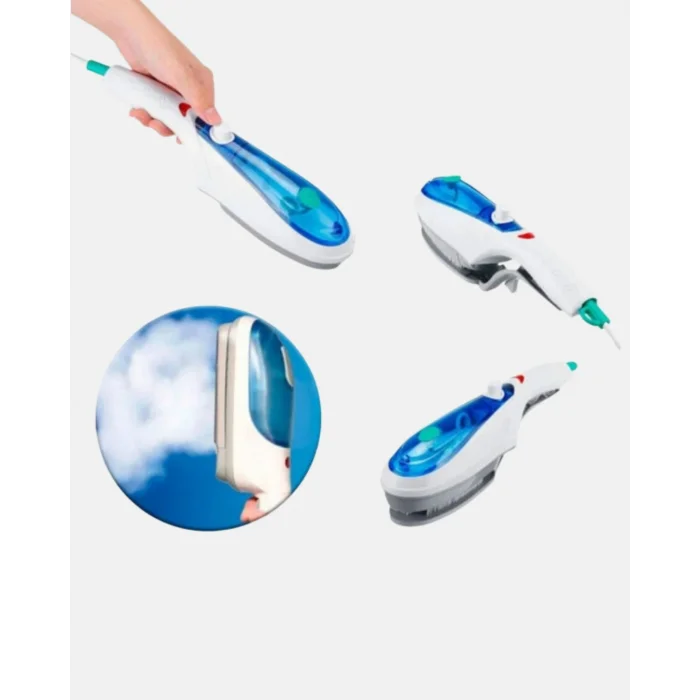 BUĞZ Mini Buharlı Seyahat Ütüsü – Hızlı Isınan, Koku Giderici, Her Kumaşa Uygun Taşınabilir Ütü