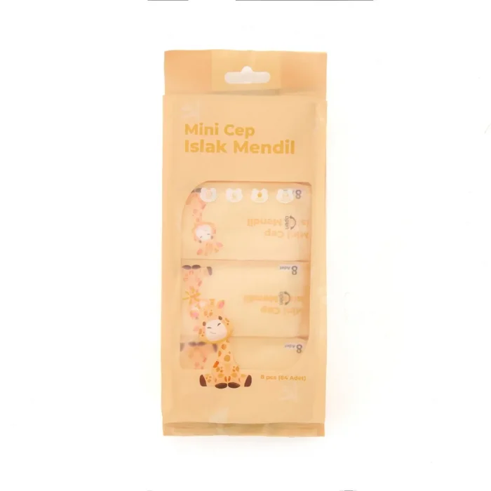 BUĞZ Mini Cep Islak Mendil Günlük Pratik 8'li Paket Bx40