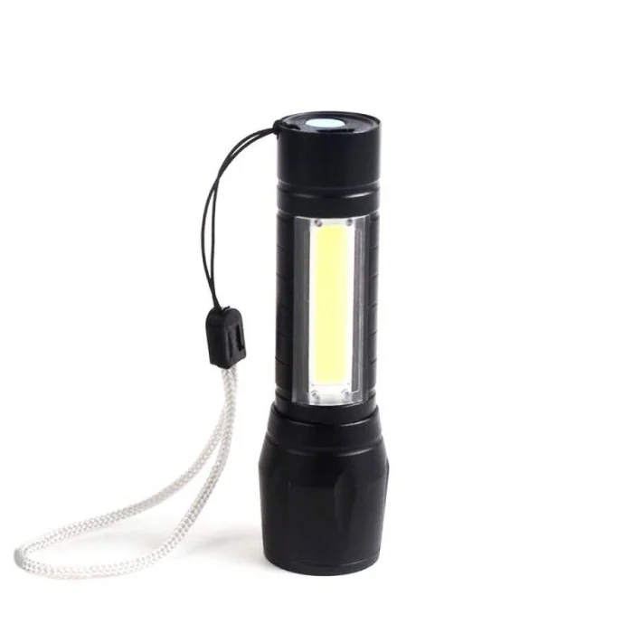 BUĞZ Mini Çok Güçlü Şarjli El Feneri Xpe-Cob Led Wt-030