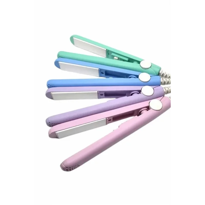  Mini Düzleştirici Seramik Kaplama Seyahat Tipi Elektriklenme Karşıtı