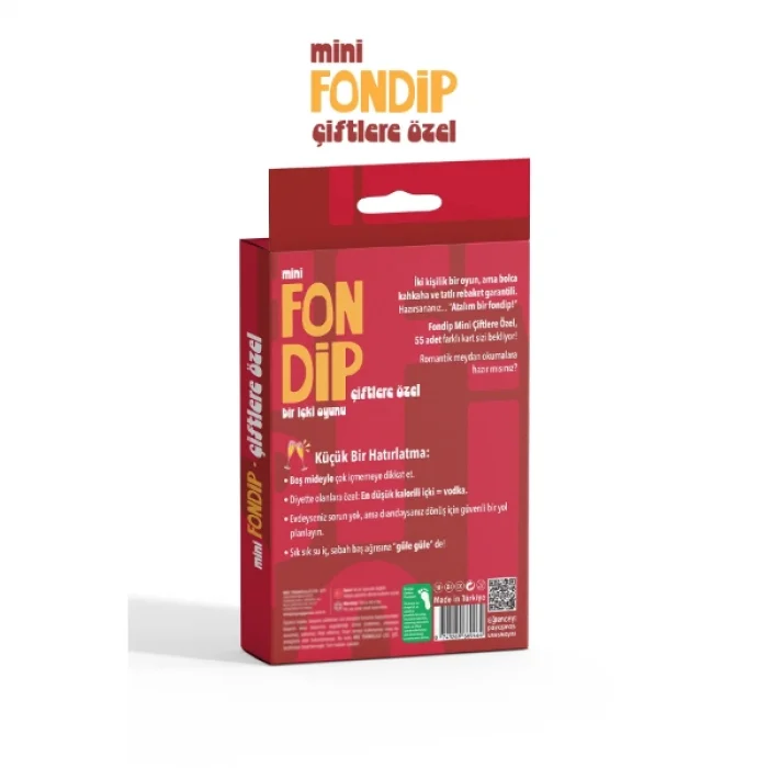 BUĞZ Mini Fondip Çiftlere Özel Eğlenceli Kart Oyunu