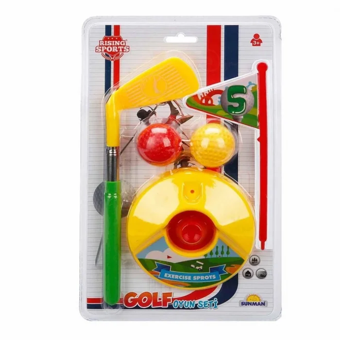BUĞZ Mini Golf Oyun Seti - Sarı Top Çukuru