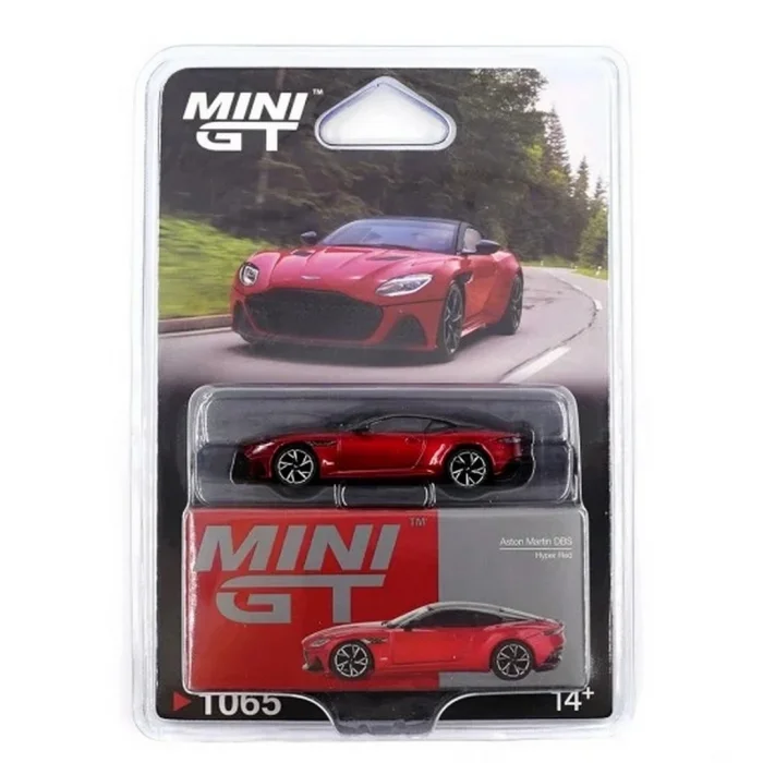 BUĞZ Mini Gt 1/64 Aston Martin DBS Hyper Red Blister Paket