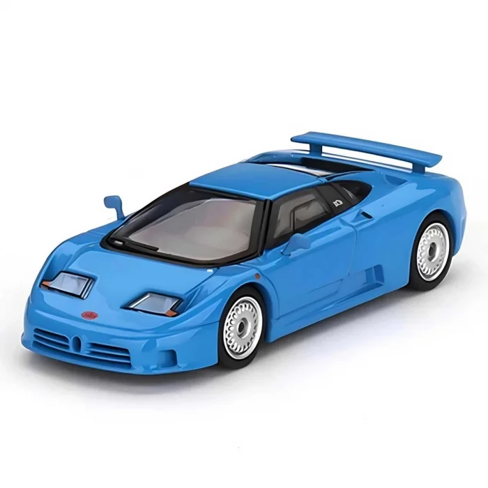  Mini Gt 1:64 Bugatti EB110 GT Blue Bugatti