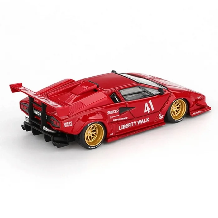 BUĞZ Mini GT 1/64 Lamborghini Countach LB-WORKS Red - Blister Paket
