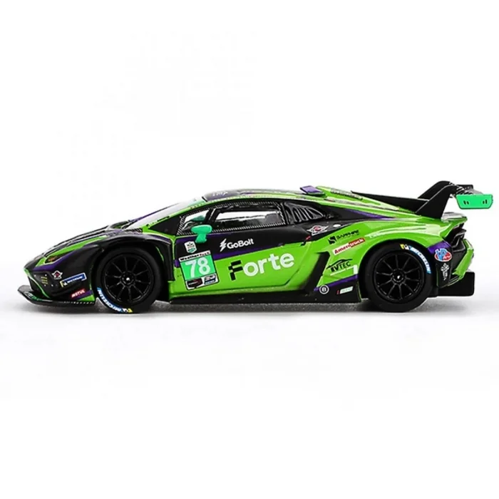 BUĞZ Mini GT 1/64 Lamborghini Huracán GT3 EVO2 Forte Racing 2024 IMSA Daytona 24 Hrs - Blister Paket