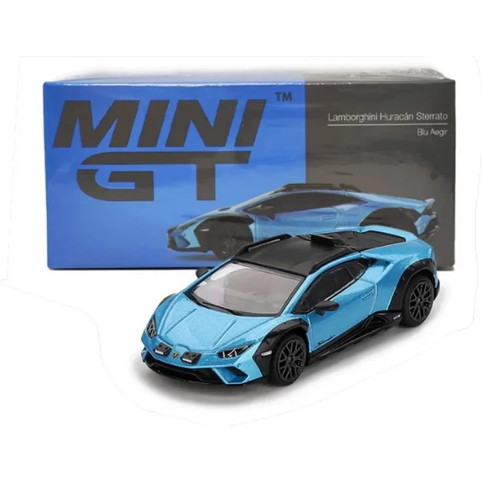  Mini GT 1/64 Lamborghini Huracán Sterrato Blu Aegir