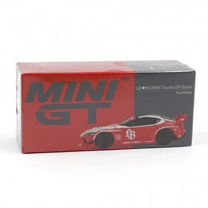 BUĞZ Mini GT 1/64 LB-WORKS Toyota GR Supra Red/White