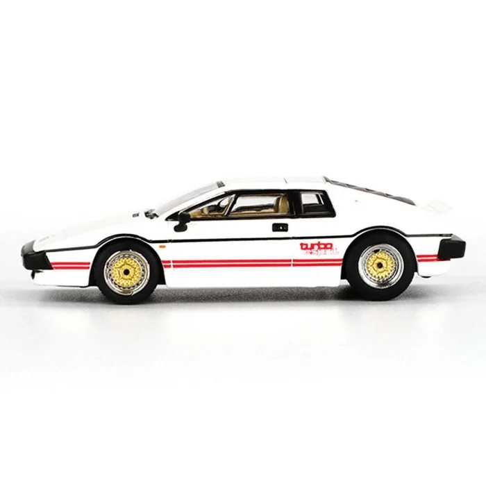 BUĞZ Mini GT 1/64 Lotus Esprit Turbo White For Your Eyes Only Blister Paket
