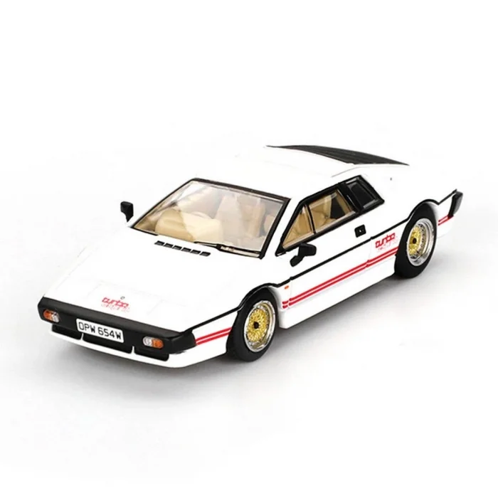 BUĞZ Mini GT 1/64 Lotus Esprit Turbo White For Your Eyes Only Blister Paket