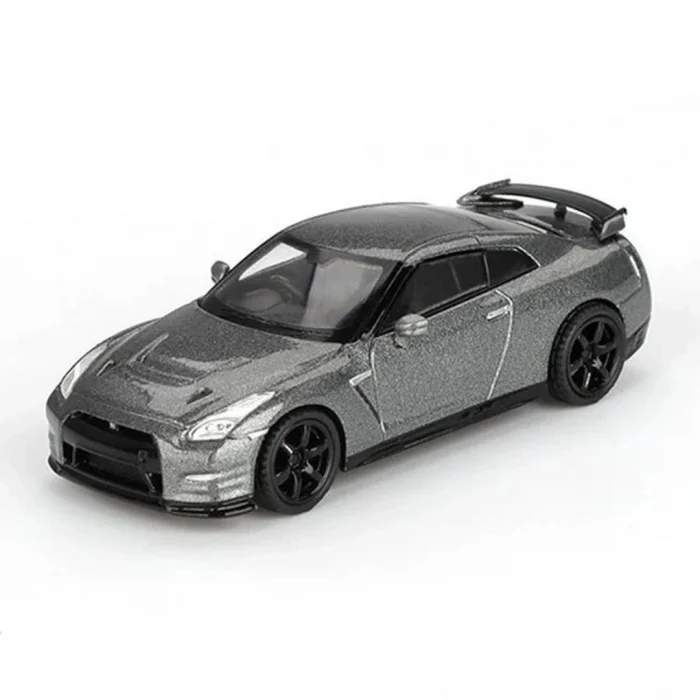BUĞZ Mini GT 1/64 NISSAN GT-R 2013 Dark Metal Gray(NISMO R35 CRS Version)