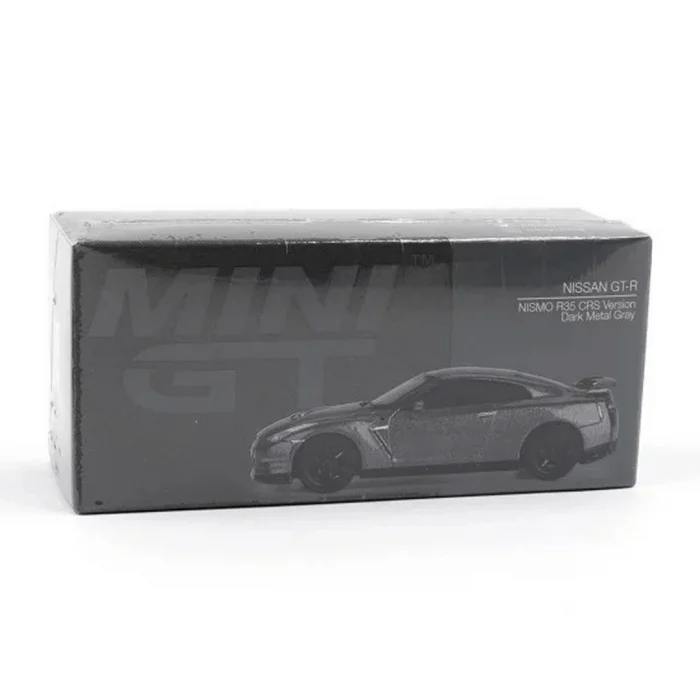BUĞZ Mini GT 1/64 NISSAN GT-R 2013 Dark Metal Gray(NISMO R35 CRS Version)