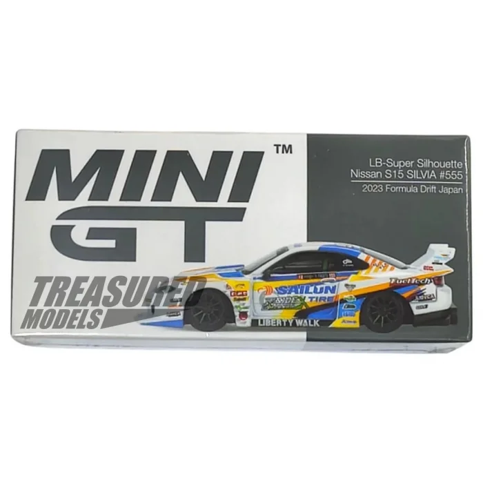BUĞZ Mini GT 1/64 Nissan LB-Super Silhouette S15 SILVIA 2023 Formula Drift Japan