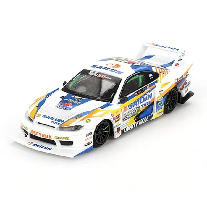 BUĞZ Mini GT 1/64 Nissan LB-Super Silhouette S15 SILVIA 2023 Formula Drift Japan