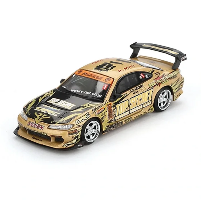 BUĞZ Mini GT 1/64 Nissan Silvia (S15) Top Secret D1GP - Blister Paket
