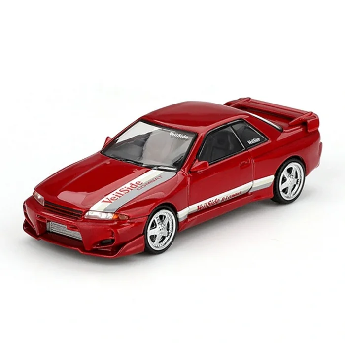 BUĞZ Mini GT 1/64 Nissan Skyline GT R R32 Veilside Combat Red