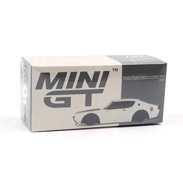  Mini Gt 1/64 Nissan Skyline Kenmeri Liberty Walk White