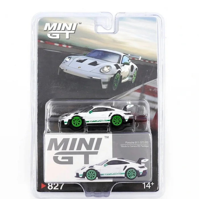 BUĞZ Mini GT 1/64 Porsche 911 (992) GT3 RS Tribute to Carrera RS Package - Blister Paket