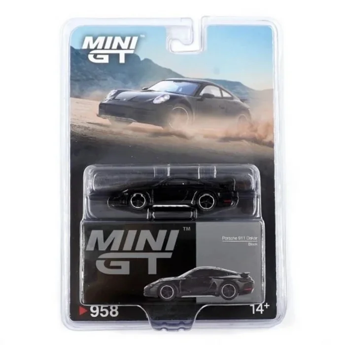 BUĞZ Mini Gt 1/64 Porsche 911 Dakar Black Blister Paket