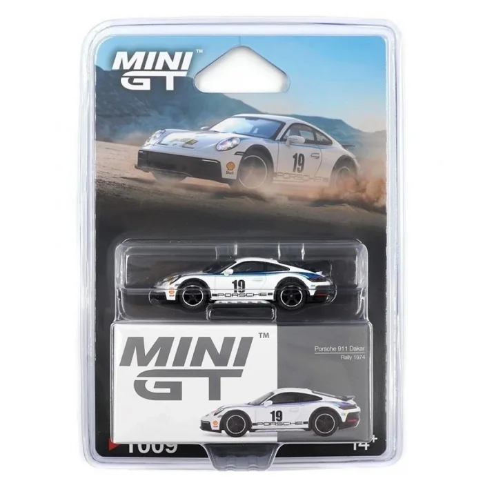 BUĞZ Mini GT 1/64 Porsche 911 Dakar Rally 1974 Blister Paket