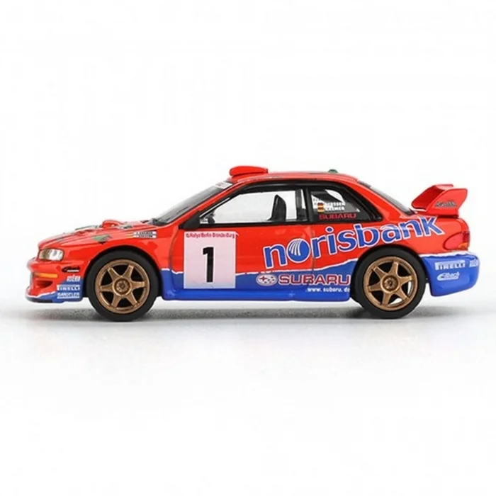 BUĞZ Mini GT 1/64 Subaru Impreza WRC97 #1 1999 DRM Champion