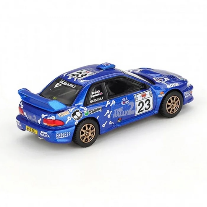 BUĞZ Mini GT 1/64 Subaru Impreza WRC99 #23 2000 Acropolis Rally