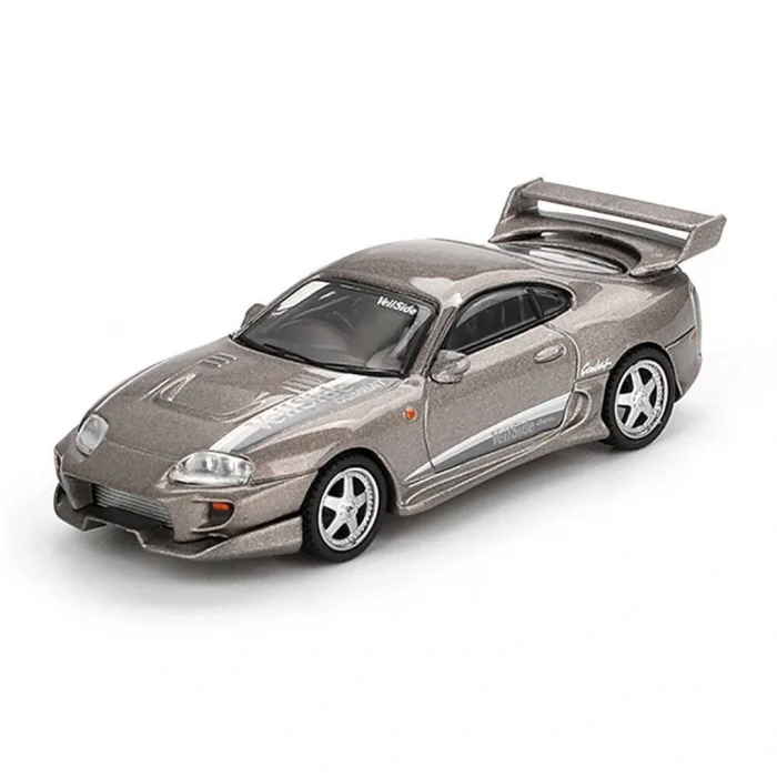BUĞZ Mini GT 1/64 Toyota Supra VeilSide Combat V-II Combat Grey - Blister Paket