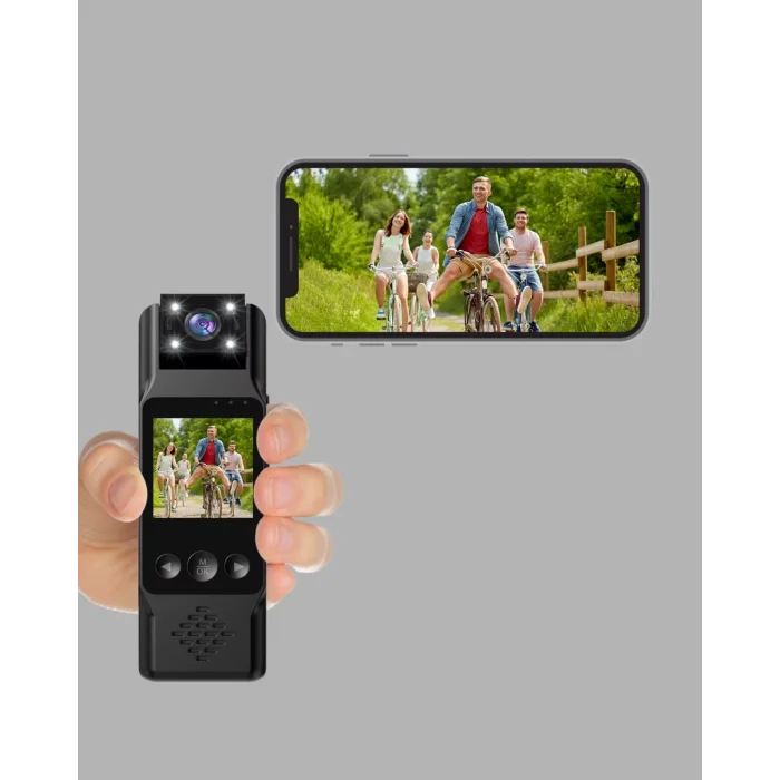 BUĞZ Mini Güvenlik Kamerası 1080P 3MP Fotoğraf 180° Ayarlanabilir Lens USB Şarjlı - Lisinya