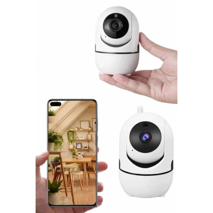 BUĞZ Mini IP Kamera Hareketli Güvenlik Kamerası Kablosuz Wifi Kamera Mikrofonlu