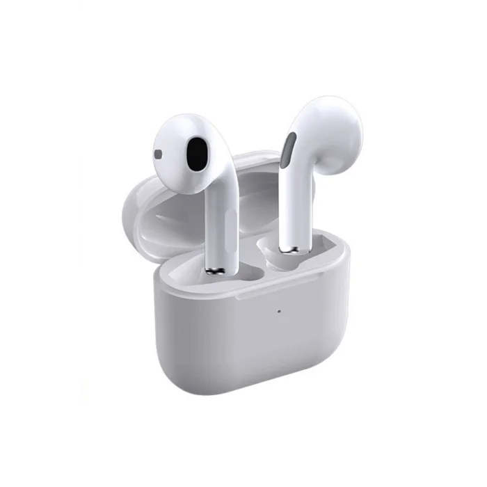 BUĞZ Mini Kablosuz Kulaklık - Bluetooth 5.0, Dokunmatik Kontrol ve Suya Dayanıklı Beyaz Tasarım