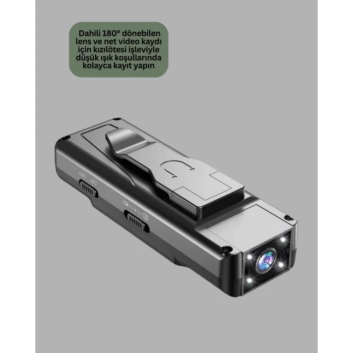  Mini Kamera 1080P Full HD Döner Lens Taşınabilir