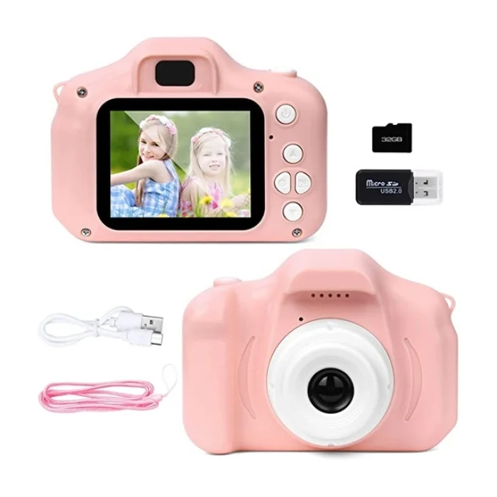 BUĞZ Mini Kamera Fotoğraf Makinesi Pembe