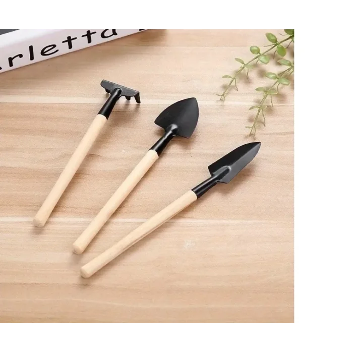 BUĞZ Mini Kazma Kürek Tırmık Seti - Portatif