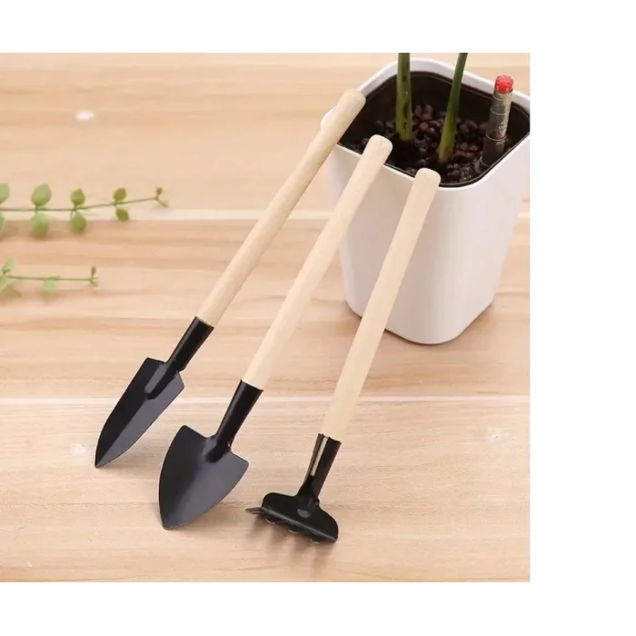 BUĞZ Mini Kazma Kürek Tırmık Seti - Portatif