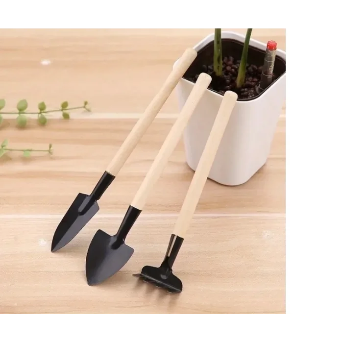 BUĞZ Mini Kazma Kürek Tırmık Seti - Portatif