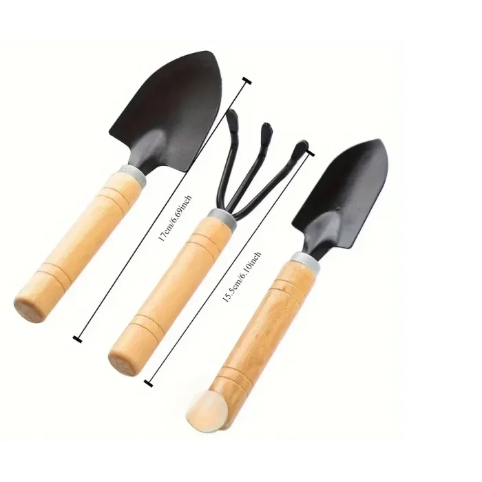 BUĞZ Mini Kazma Kürek Tırmık Seti - Portatif - BUĞZ