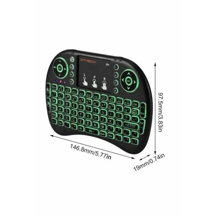 BUĞZ Mini Klavye Gaming Pc Playstation Ledli Mouse Rgb Mouse Bluetooth Usb - BUĞZ